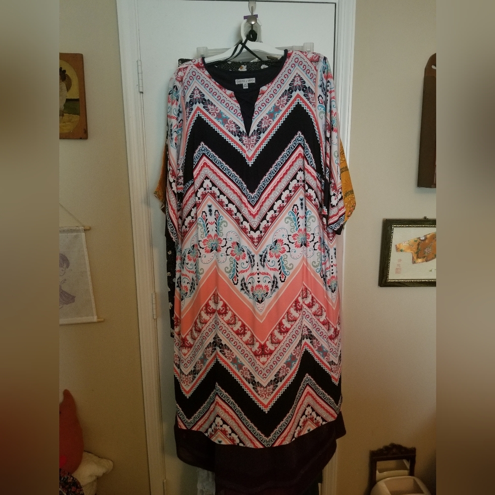 Preppy Quarter Length Sleeve Dress